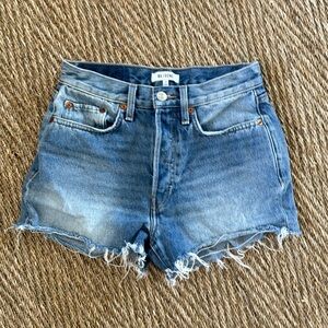 RE/DONE Jean shorts size 26 Color Light Vintage